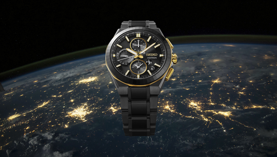 Seiko presents the first Astron GPS Solar watch to combine Dual-Time technology with a chronograph function.
