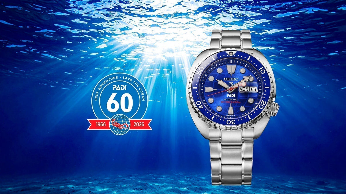 Seiko Prospex celebrates PADI’s 60th anniversary and commemorates a decade of shared passion for the ocean.