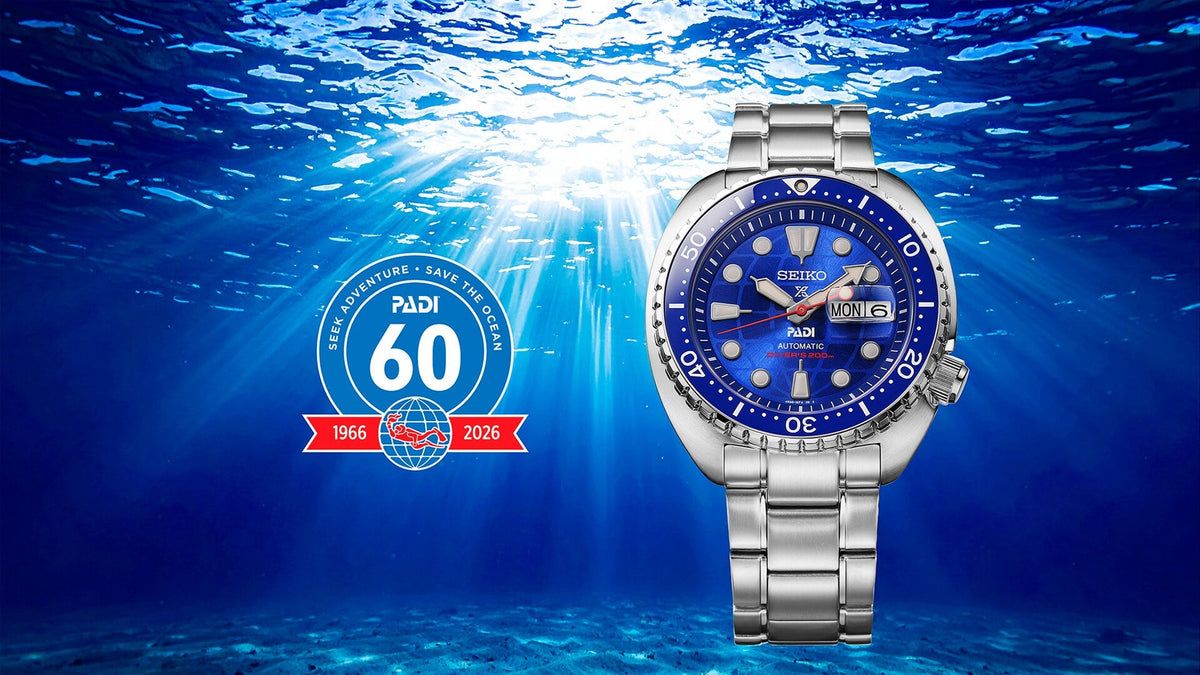 Seiko Prospex celebrates PADI’s 60th anniversary and commemorates a decade of shared passion for the ocean.