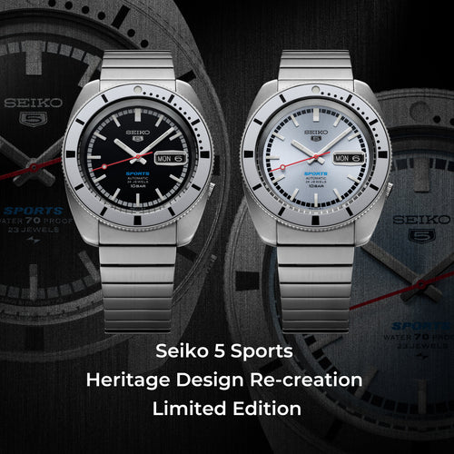 Seiko 5 Sports Heritage Design Re-creation Limited Edition