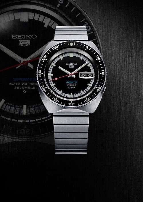 Seiko 5 Sports 55th Anniversary Limited Edition Re-Creation of the First 5 Sports Watch