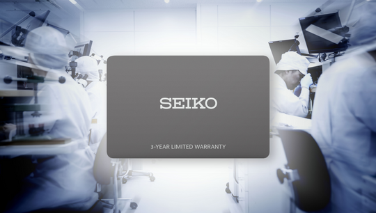 Seiko increases its worldwide warranty period to three years