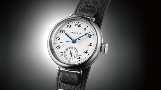 A new creation honors the first wristwatch to bear the Seiko name, celebrating the brand’s 100th anniversary.