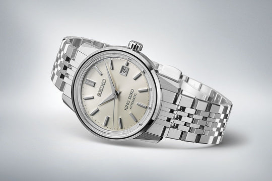Two slim, modern creations inspired by heritage join the King Seiko collection.