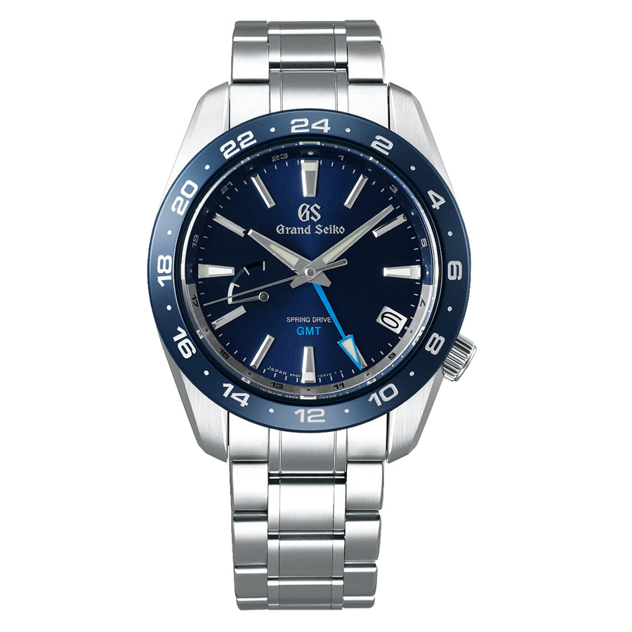Grand Seiko GMT SBGE255 Watch (front view)