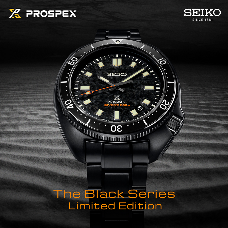 Prospex SLA061J1 The Black Series Limited Edition 1970 Mechanical Diver’s Modern Re-interpretation