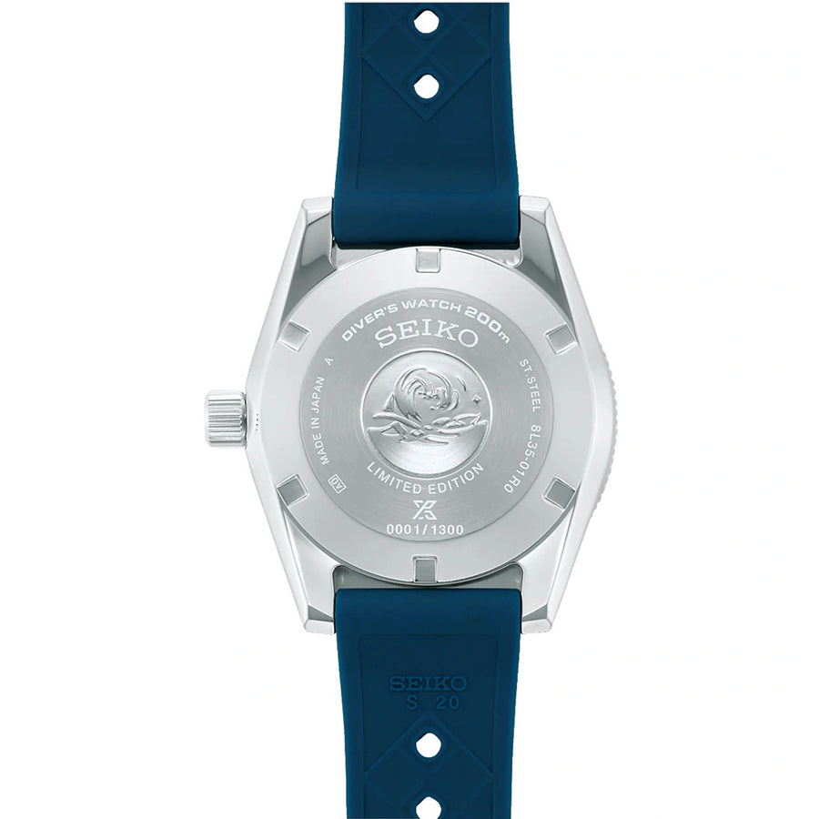 Prospex SLA065J1 Save the Ocean Limited Edition 1965 Diver's Modern Reinterpretation (back)